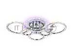 Потолочный светодиодный светильник FA413/4+2 CH хром 132W 840*600*120 (ПДУ РАДИО 2.4G)