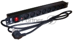 Блок розеток 19" 8 шт., 16A 250V, шнур питания 1.8 м