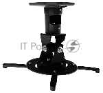 Кронштейн для проектора Cactus CS-VM-PR01-BK черный макс.10кг настенный и потолочный поворот и наклон