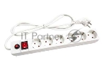 Сетевой фильтр UNIVersal ПВС 3x0,75 белый 5 м 967U-3005