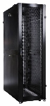 Шкаф серверный ПРОФ напольный 48U (600x1200) дверь перфор. 2 шт., черный, в сборе