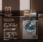 Сушильная машина WEISSGAUFF WD 998 серебристый, 12 кг, сушка - тепловой насос, программ - 16, 60 x 85 x 62 см, вид 14