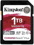 Флеш карта SDXC Kingston SDR2V6/1Tb Canvas React Plus w/o adapter 1Tb