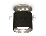 Светильник Ambrella Light XS7402080 SBK/PSL черный песок/серебро полированное MR16 GU5.3 (N7927, C7402, N7023)