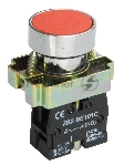 Кнопка LAY5-BA42 без подсветки красн. 1р ИЭК BBT61-BA-K04
