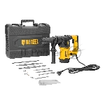 Перфоратор Denzel RHVB-1250-32, SDS-plus, 1250 Вт, 5,5 Дж, от сети