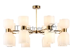 Люстра Ambrella light LH56095/16 BS/FR латунь/белый матовый E14*16 max 40W D860*510