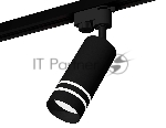 Светильник Ambrella light XT6323121 SBK/FR черный песок/белый матовый MR16 GU5.3 (A2521, C6323, N6236)