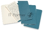 Блокнот Moleskine CAHIER JOURNAL CH013B44 Pocket 90x140 мм, обложка картон, 64 страниц, нелинованный, голубой (3 шт), вид 11
