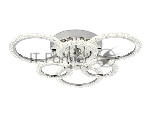 Потолочный светодиодный светильник FA414/3+3 CH хром 90W 580*540*120 (ПДУ РАДИО 2.4)