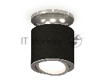 Светильник Ambrella Light XS7402081 SBK/PSL черный песок/серебро полированное MR16 GU5.3 (N7927, C7402, N7003)
