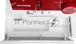 Швейная машина Janome 1522RD белый/красный, электромеханическая, вертикальный качающийся, 25 операций, петля автомат, вид 19