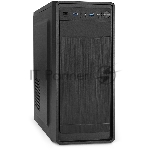 Компьютерный корпус Miditower ExeGate XP-332UC-UNS400 (ATX, БП UNS400 с вент. 12см, 2хUSB 3.0/1хTypeC, аудио, черный)