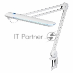 Лампа настольная бестеневая Rexant, струбцина, «Blue Stream», 60 SMD LED, белая