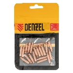 Токосъемный наконечник под проволоку Denzel 1,2 мм, М5х24, E-CU, 20 шт для MIG горелки тип 15