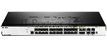 Коммутатор D-Link DGS-3000-28SC, 24×1 Гбит/с + 4×1 Гбит/с Combo, управляемый
