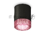 Светильник Ambrella Light XS6302042 SBK/PI черный песок/розовый MR16 GU5.3 (C6302, N6152)