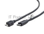 Кабель Cablexpert CCP-USB2-mBMCM-6 USB2.0 microBM/USB3.1TypeC, 1.8м, 