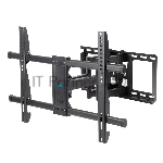 Кронштейн для телевизора Kromax GALACTIC-57 черный 32"-75" макс.60кг настенный поворотно-выдвижной и наклонный