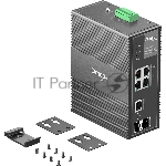 Коммутатор Omada 6-Port Gigabit Industrial Easy Managed Switch with 3-Port PoE+ and 1-Port PoE++