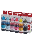 Контейнеры с чернилами Sakura SIC13T673BA (673-6 цветов) для Epson, черный,голубой, пурпурный, желтый, светло-голубой, светло-пурпурный), 70 мл*5