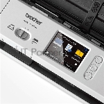 Сканер Brother ADS1700W, A4, 25 стр/мин, 1200 dpi, цветной, дуплекс, сенсорный экран, WiFi, USB