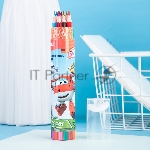 Карандаши цветные Deli EC00807 Super Wings, шестигранный профиль, тополь, 12 цветов, туба пластиковая