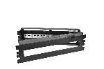 Панель 19" с DIN-рейкой PS-3U, черный