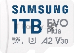 Флеш карта Samsung EVO Plus MicroSDXC MB-MC1T0SA/KR 1Tb A2 U3 V30 +SD Adapter