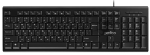 Клавиатура PERFEO PF-6106-USB черный(Perfeo клавиатура стандартная, USB, черная (PF-6106-ST) Размеры: 442x132x25 мм)
