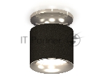 Светильник Ambrella Light XS7402083 SBK/PSL черный песок/серебро полированное MR16 GU5.3 (N7927, C7402, N7012)