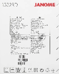 Швейная машина Janome 1522RD белый/красный, электромеханическая, вертикальный качающийся, 25 операций, петля автомат, вид 13