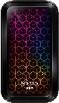 Накопитель SSD A-Data USB-C 1Tb ASE770G-1TU32G2-CBK SE770G 2.5" черный