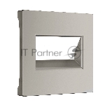 Накладка для двойной розетки Еthernet RJ-45 (дымчатый)