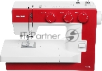 Швейная машина Janome 1522RD белый/красный, электромеханическая, вертикальный качающийся, 25 операций, петля автомат, вид 12