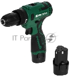 Дрель-шуруповерт Ovk Tools OTCS3AA-12V-1.5A, 12 В, 1,5 Ач, 26 Нм, щеточный