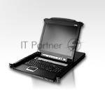 Коммутаторы консоли ATEN SINGLE RAIL 16P PS/2-USB LCDKVMP 17INCH (CL5716MR).