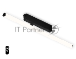 Управляемый светодиодный светильник для шинопровода Magnetic Ambrella light GL1361 BK черный IP20 12W 3000K-6400K 220V 120° 608*25*110 (Без ПДУ)