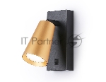 Светильник Ambrella light TA13142 BK/GD черный/золото GU10 max 12W 140*60*90