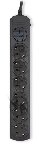 Сетевой фильтр Ippon BK-6-EU-3-16-B 3 м, 6 розеток, черный, коробка