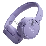 Беспроводные/проводные наушники JBL Tune 670NC фиолетовый, накладные, Bluetooth + проводной, активное шумоподавление