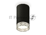 Светильник Ambrella Light XS8162010 SBK/CL черный песок/прозрачный GX53 (C8162, N8480)