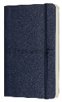 Блокнот Moleskine CLASSIC SOFT QP613B20 Pocket 90x140мм 192стр. нелинованный мягкая обложка фиксирующая резинка синий сапфир