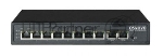 Коммутатор OSNOVO SW-21000(120W), 8×100 Мбит/с PoE + 2×100 Мбит/с, неуправляемый
