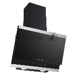 Вытяжка каминная Kuppersberg High-Tech F 603 Bx черно-серебристая, 59.5 см, 850 куб. м/ч, 53 дБ
