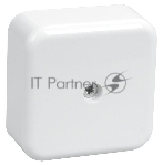 Коробка КМ41206-01 распаячная Iek UKO10-050-050-020-K01 для о/п 50х50х20 мм белая (4 клеммы 3мм2)