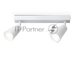 Накладной поворотный спот Ambrella light TA13145/2 WH белый GU10/2 max 12W 295*60*130