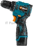 Дрель-шуруповерт Bort BAB-16-BLK, 16 В, 2 Ач, 45 Нм, бесщеточный