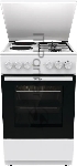 Плита комбинированная Gorenje GK5A12WG белый, конфорок 2 газовых и 2 электрических, духовка 68 л, 50 см x 85 см x 59.4 см