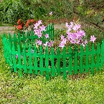 Забор декоративный Palisad "Рейка", 28х300 см, зеленый